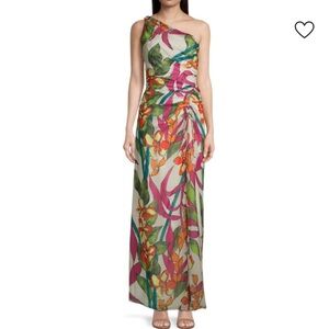 Ungaro Ambrose One Shoulder Maxi Dress